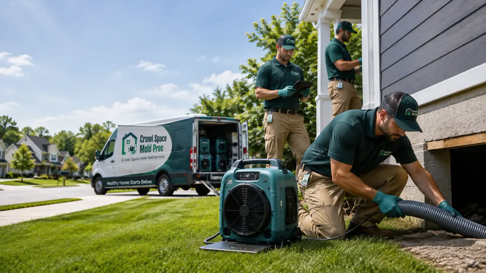 Crawl Space Mold Removal in Rohwer, AR